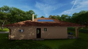 Bungalov Bungalov Domy Moderný Bungalov dom Projekt domu