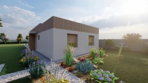 Bungalov Bungalov Domy Moderný Bungalov dom