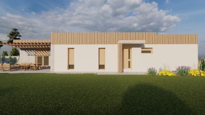 Bungalov Bungalov Domy Moderný Bungalov dom