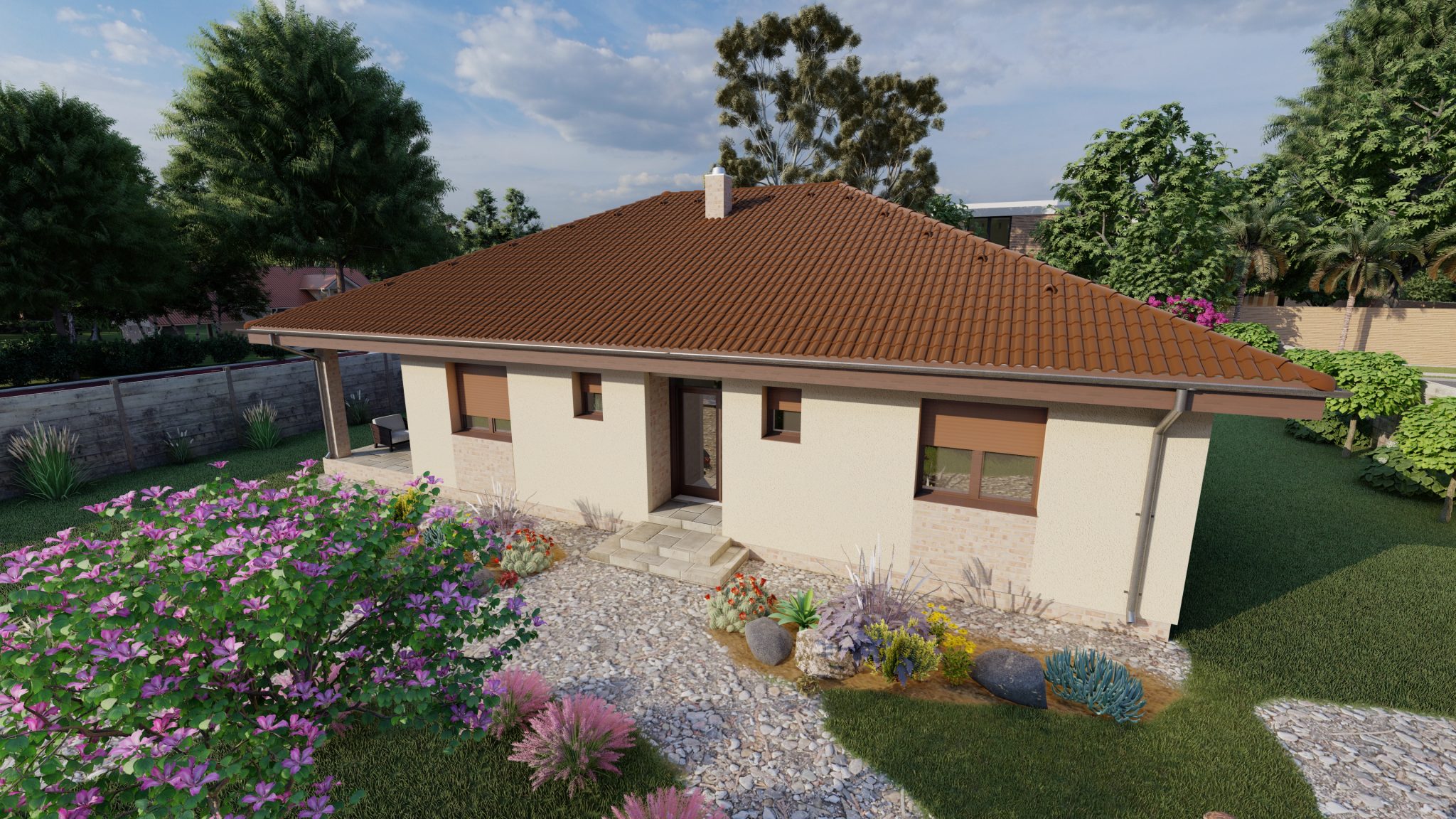 Bungalov Bungalov Domy Moderný Bungalov dom