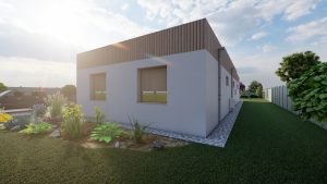 Bungalov Bungalov Domy Moderný Bungalov dom