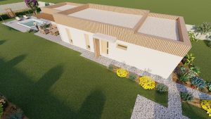 Bungalov Bungalov Domy Moderný Bungalov dom