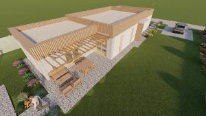 Bungalov Bungalov Domy Moderný Bungalov dom