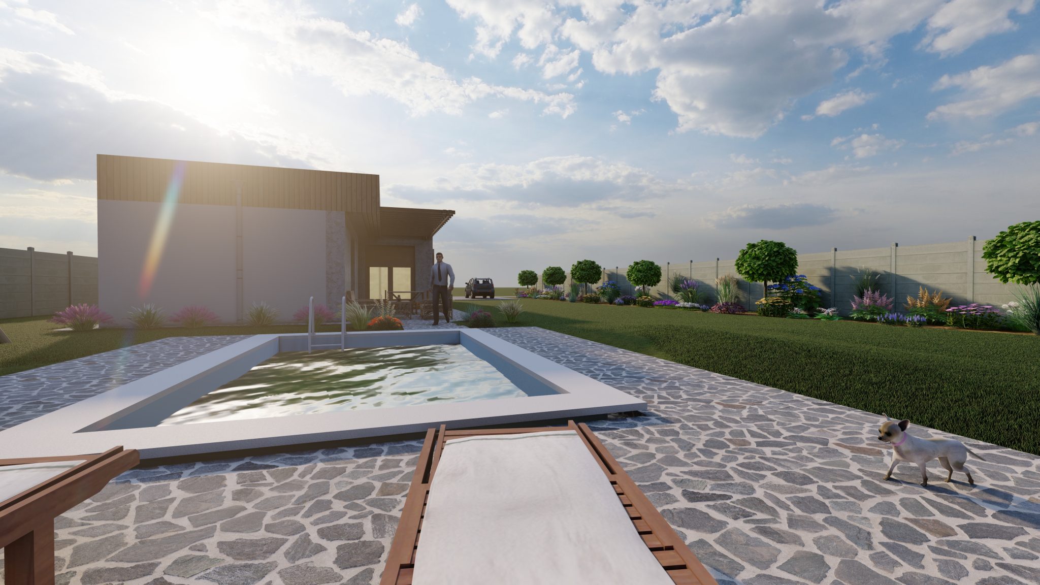 Bungalov Bungalov Domy Moderný Bungalov dom